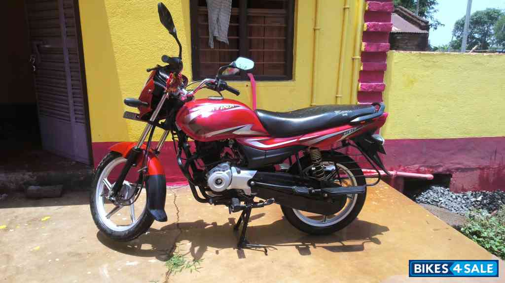 Cherry Red Bajaj Platina 100 ES