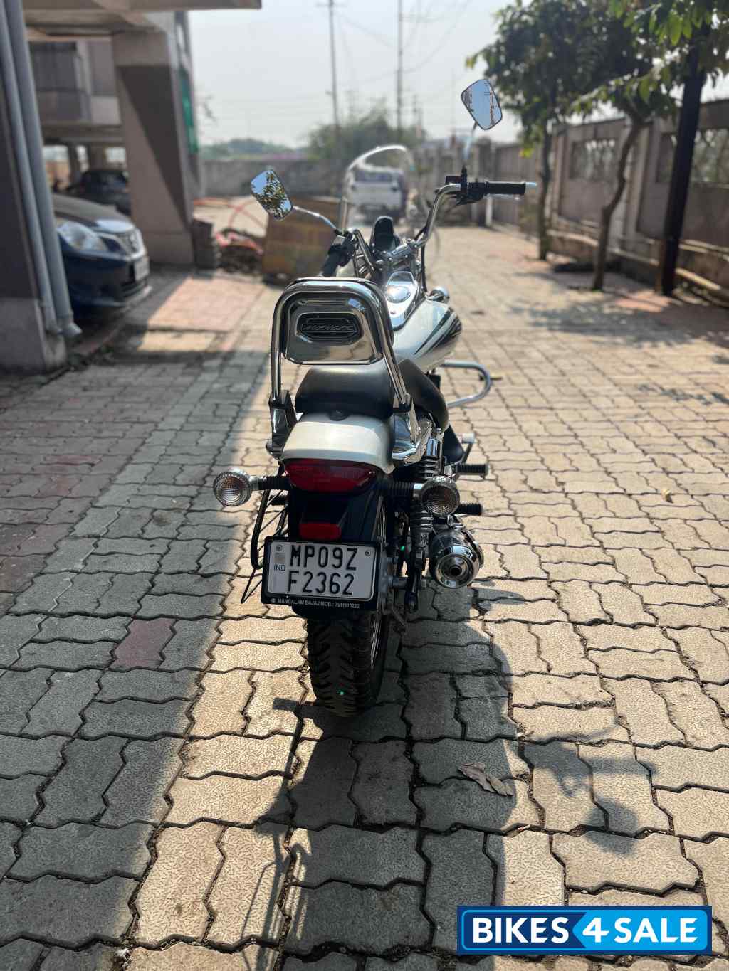 White Bajaj Avenger Cruise 220 BS6