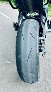 Green And Black Kawasaki Ninja 650R