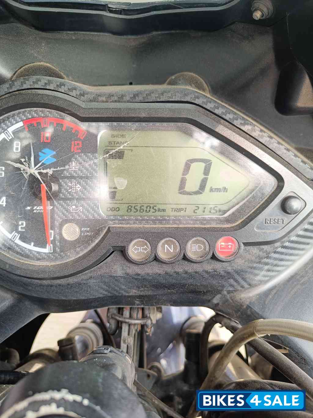 Royal Blue Bajaj Pulsar 220F