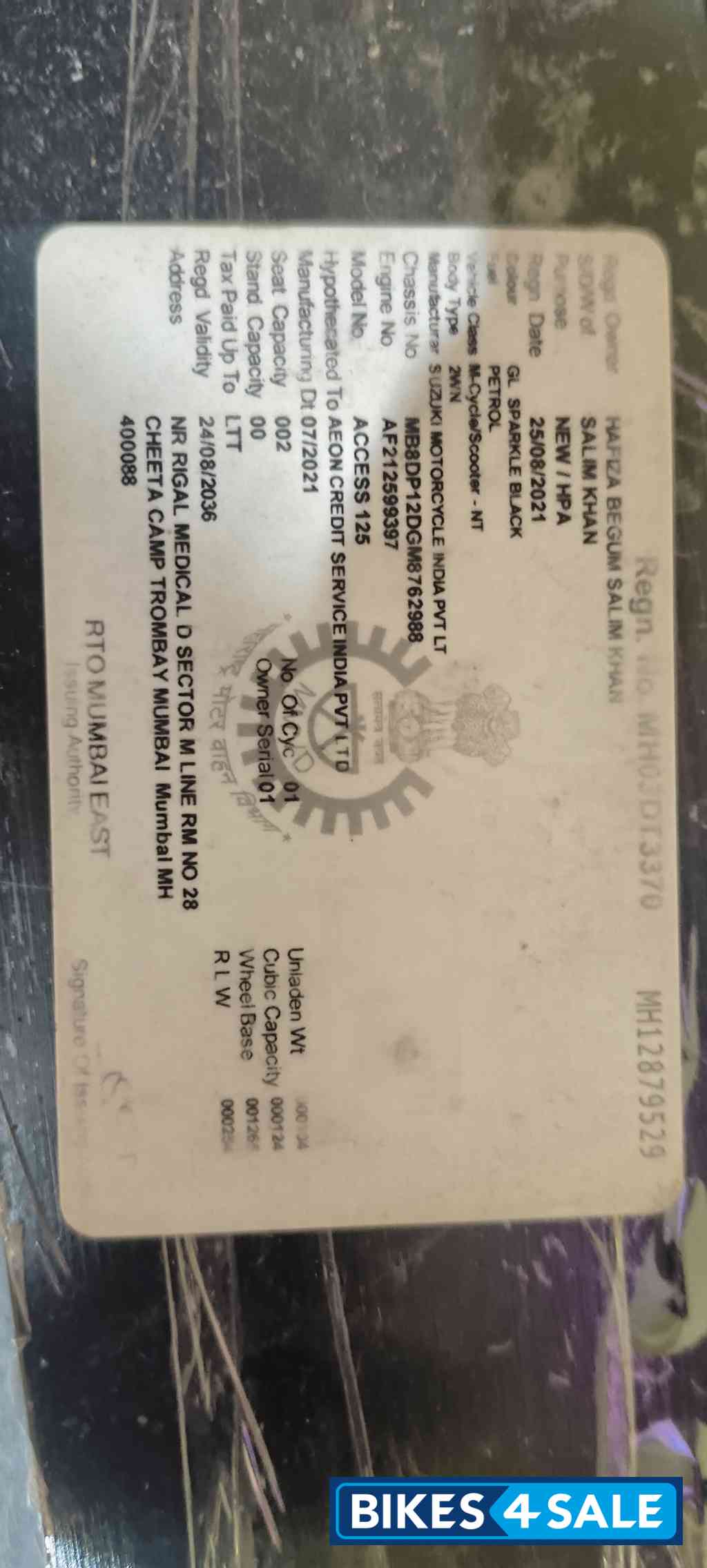 Suzuki Access 125 BS6