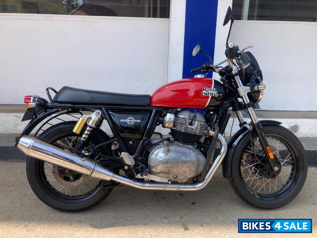 Red Royal Enfield Interceptor 650 Twin
