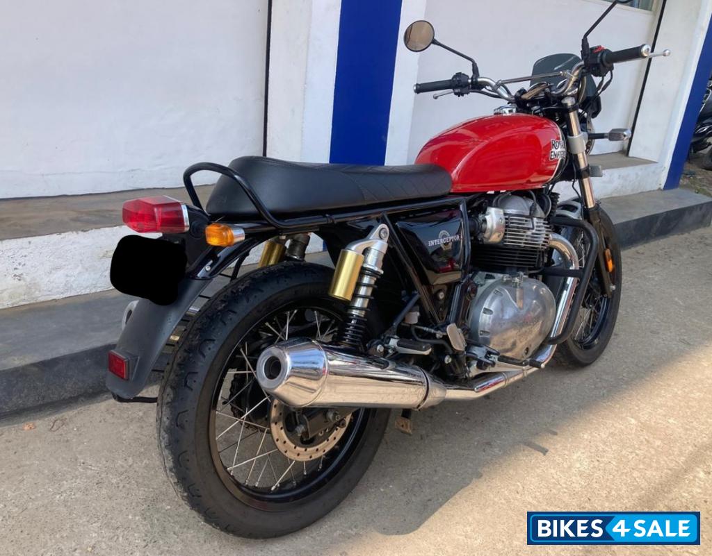 Red Royal Enfield Interceptor 650 Twin
