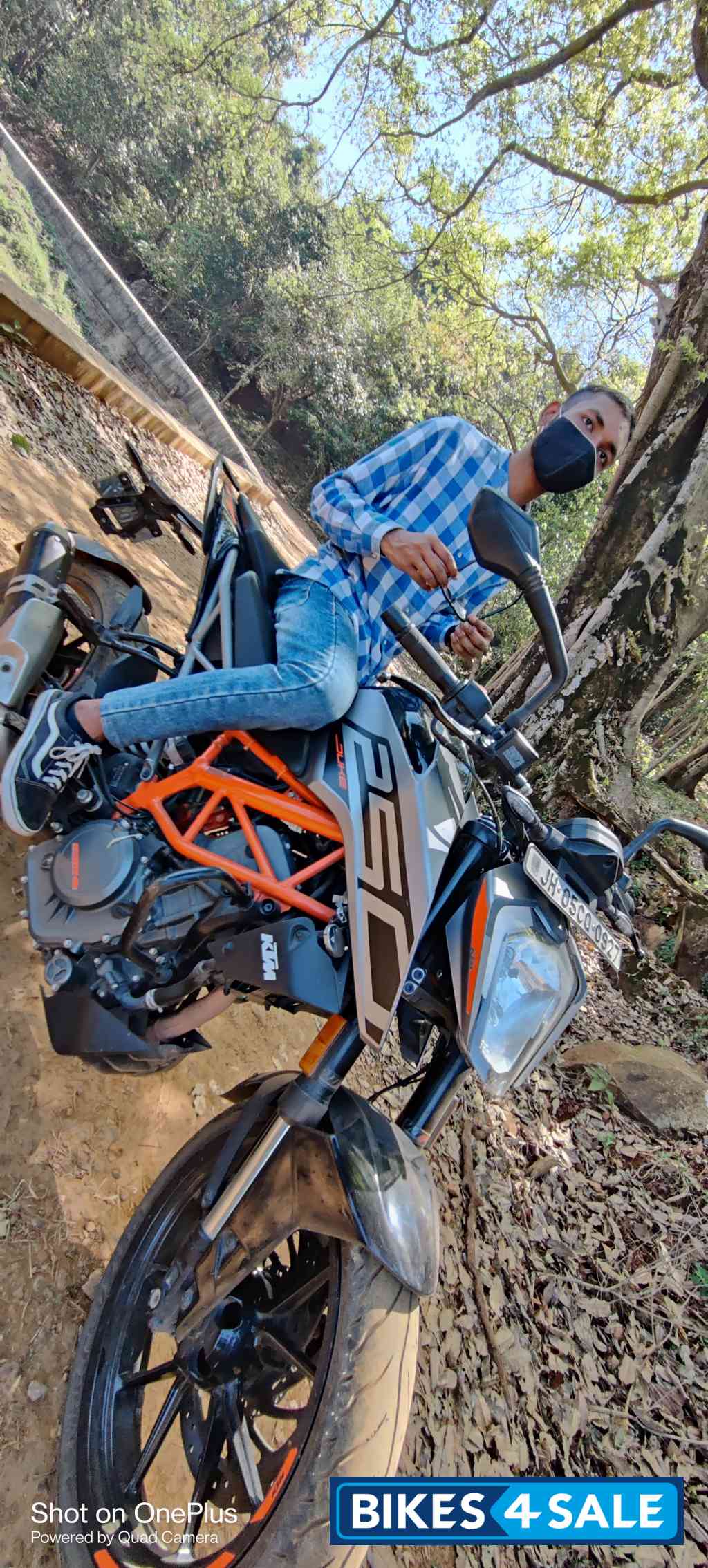 Black And Grey KTM Duke 250 2020