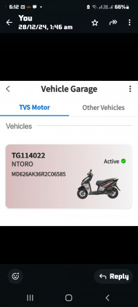 Lightening Grey TVS NTORQ Super Squad Edition