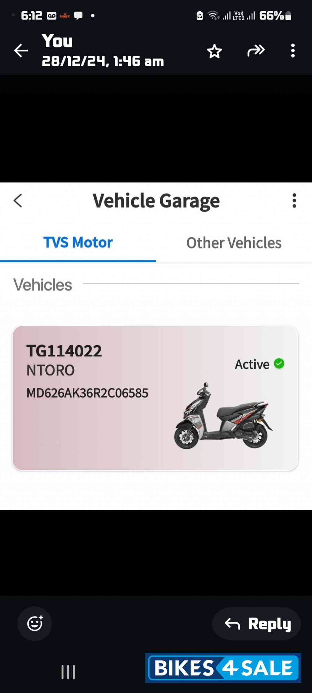 Lightening Grey TVS NTORQ Super Squad Edition