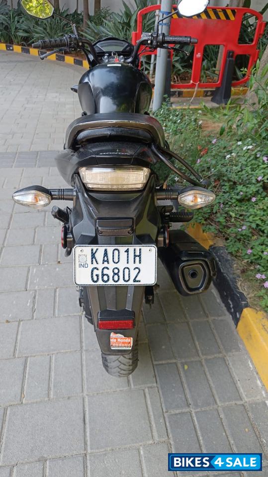 Black Honda CB Trigger