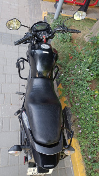 Black Honda CB Trigger