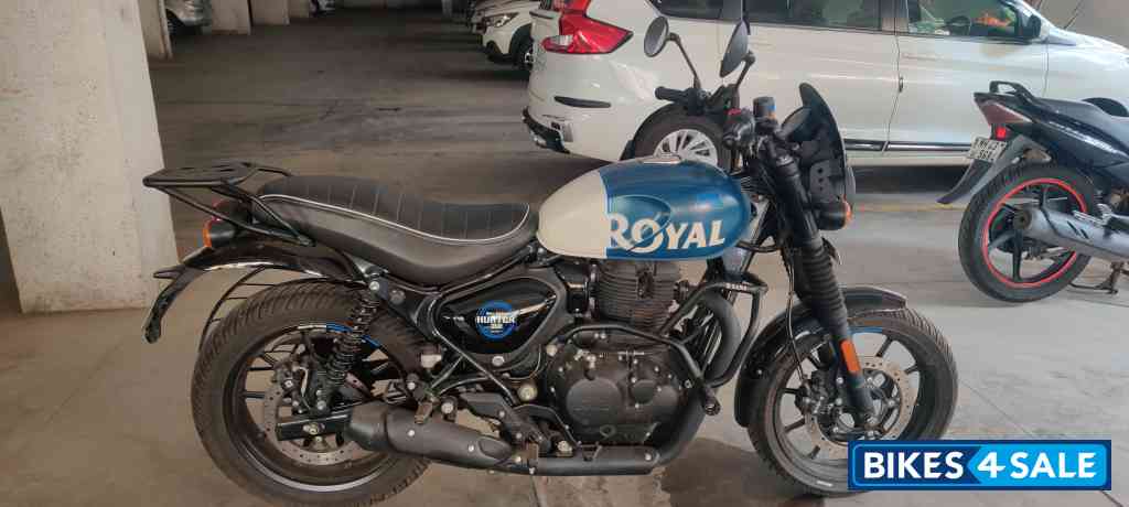 Royal Blue Royal Enfield Hunter 350 Metro
