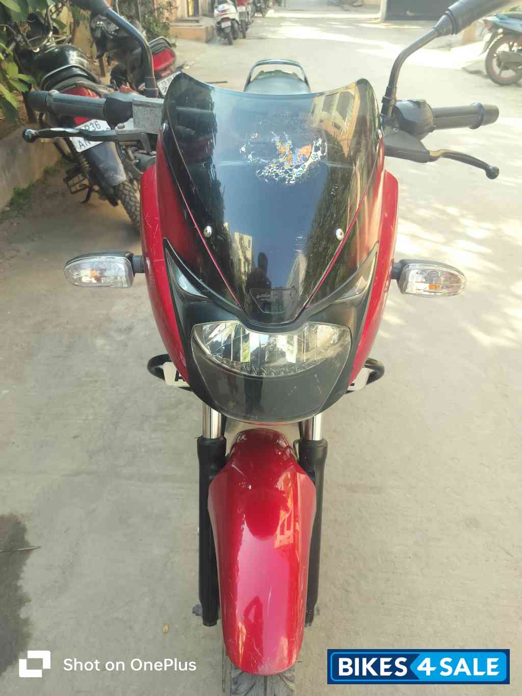 Red Bajaj Pulsar 150 DTSi