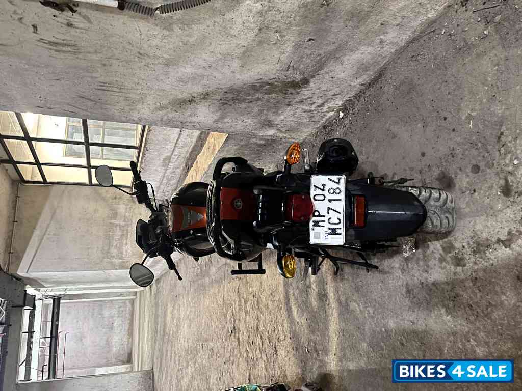 Orange And Black Yamaha FZ-S