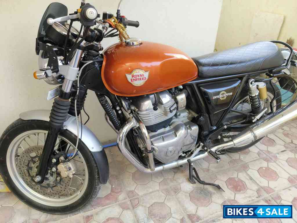 Orenge Crush Royal Enfield Interceptor 650 Twin
