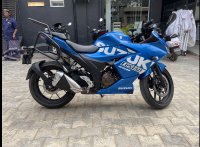 Blue Suzuki Gixxer SF 250 BS6