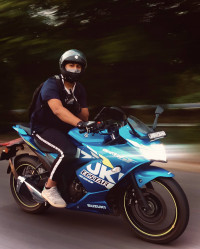 Blue Suzuki Gixxer SF 250 BS6