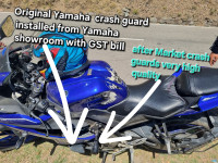 Blue And Black Yamaha YZF R15 V3