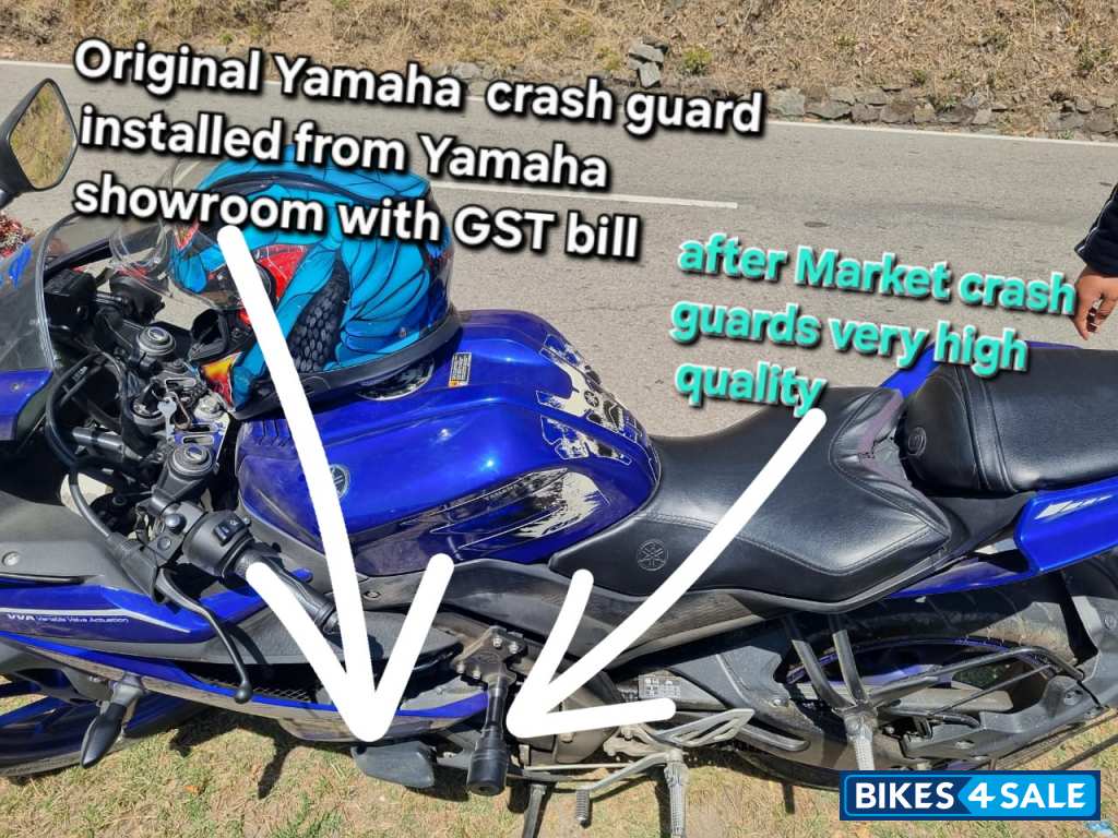 Blue And Black Yamaha YZF R15 V3