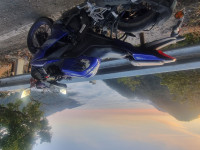 Blue And Black Yamaha YZF R15 V3