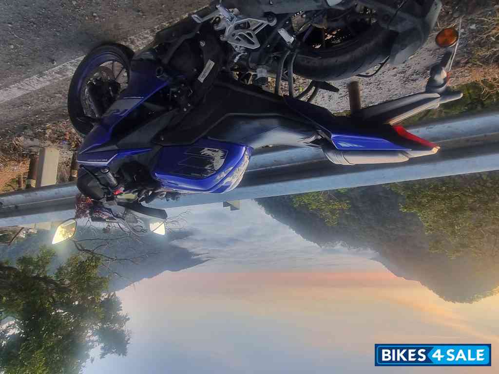 Blue And Black Yamaha YZF R15 V3