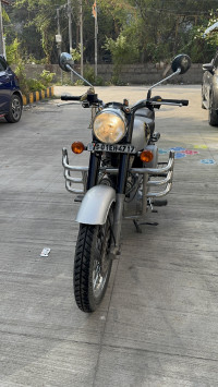 Silver Royal Enfield Classic 350