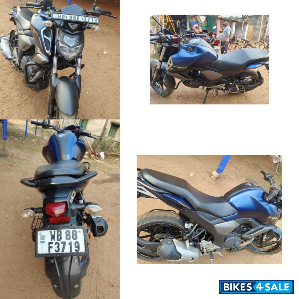 Blue Yamaha FZ-S FI V3 BS6