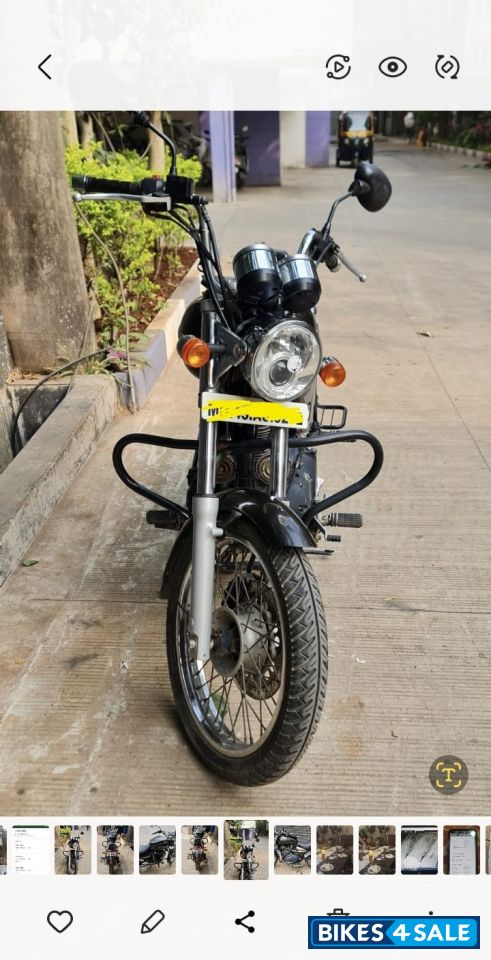 Brown Royal Enfield Thunderbird 350