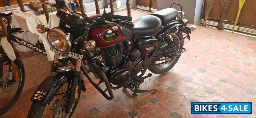 Red With Black Benelli Imperiale 400 BS6