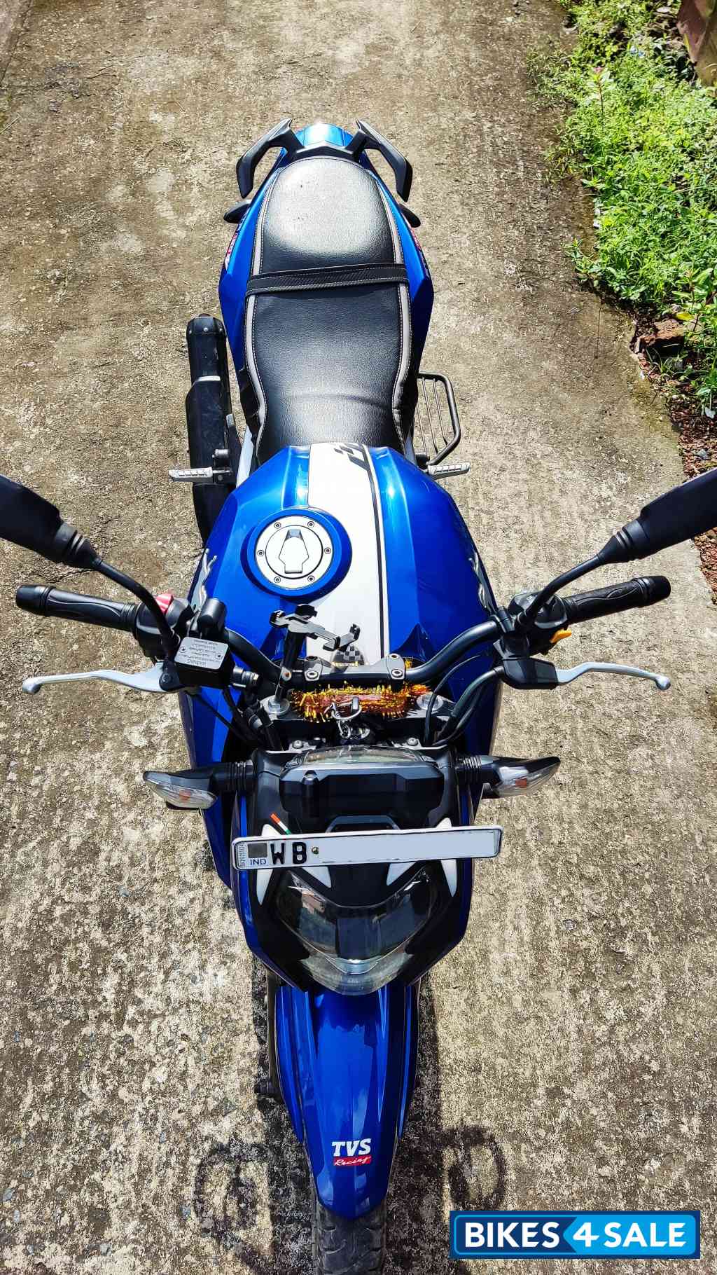 Blue TVS Apache RTR 160 4V BS6 Blue TVS Apache RTR 160 4V BS6