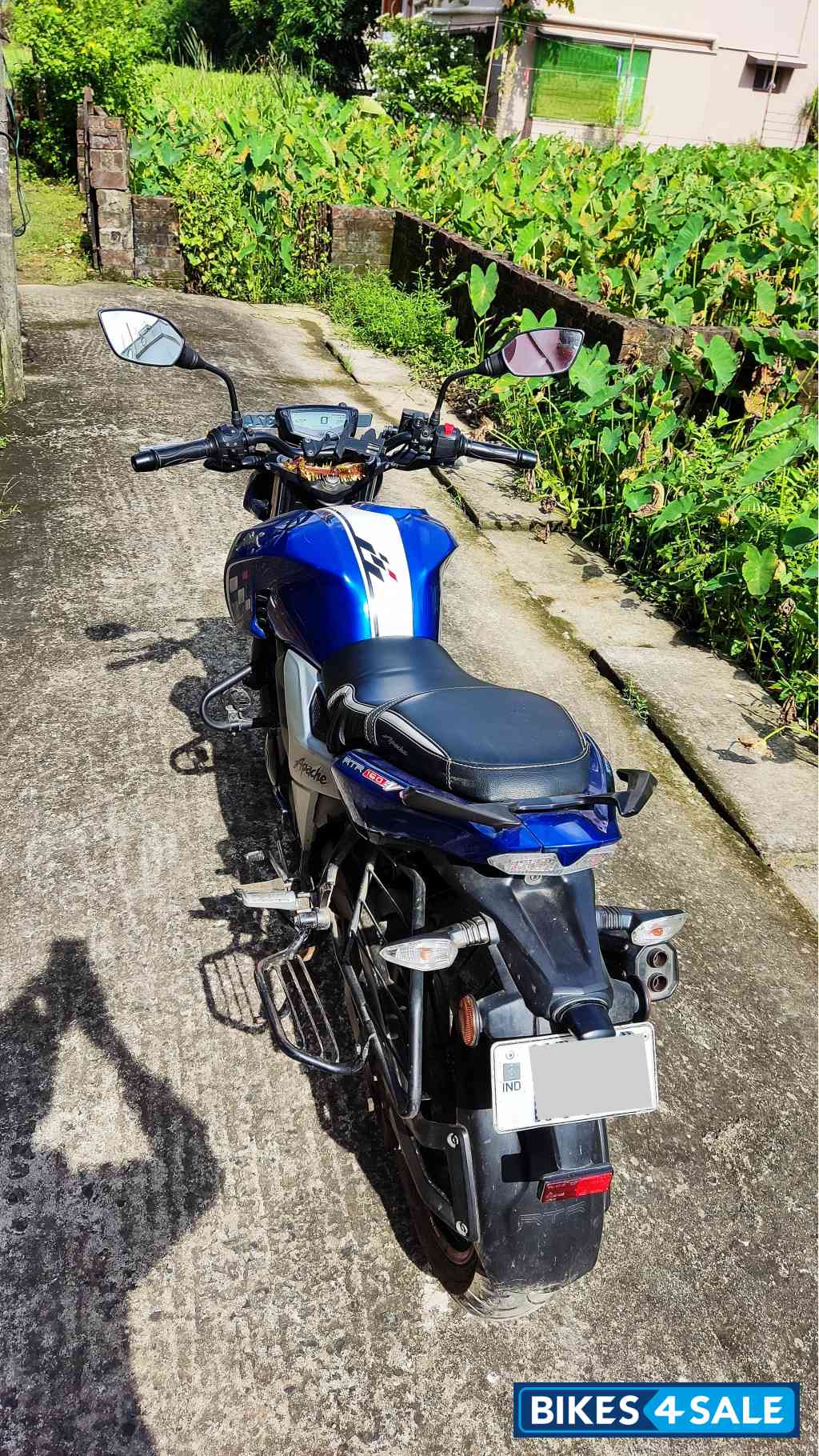 Blue TVS Apache RTR 160 4V BS6 Blue TVS Apache RTR 160 4V BS6