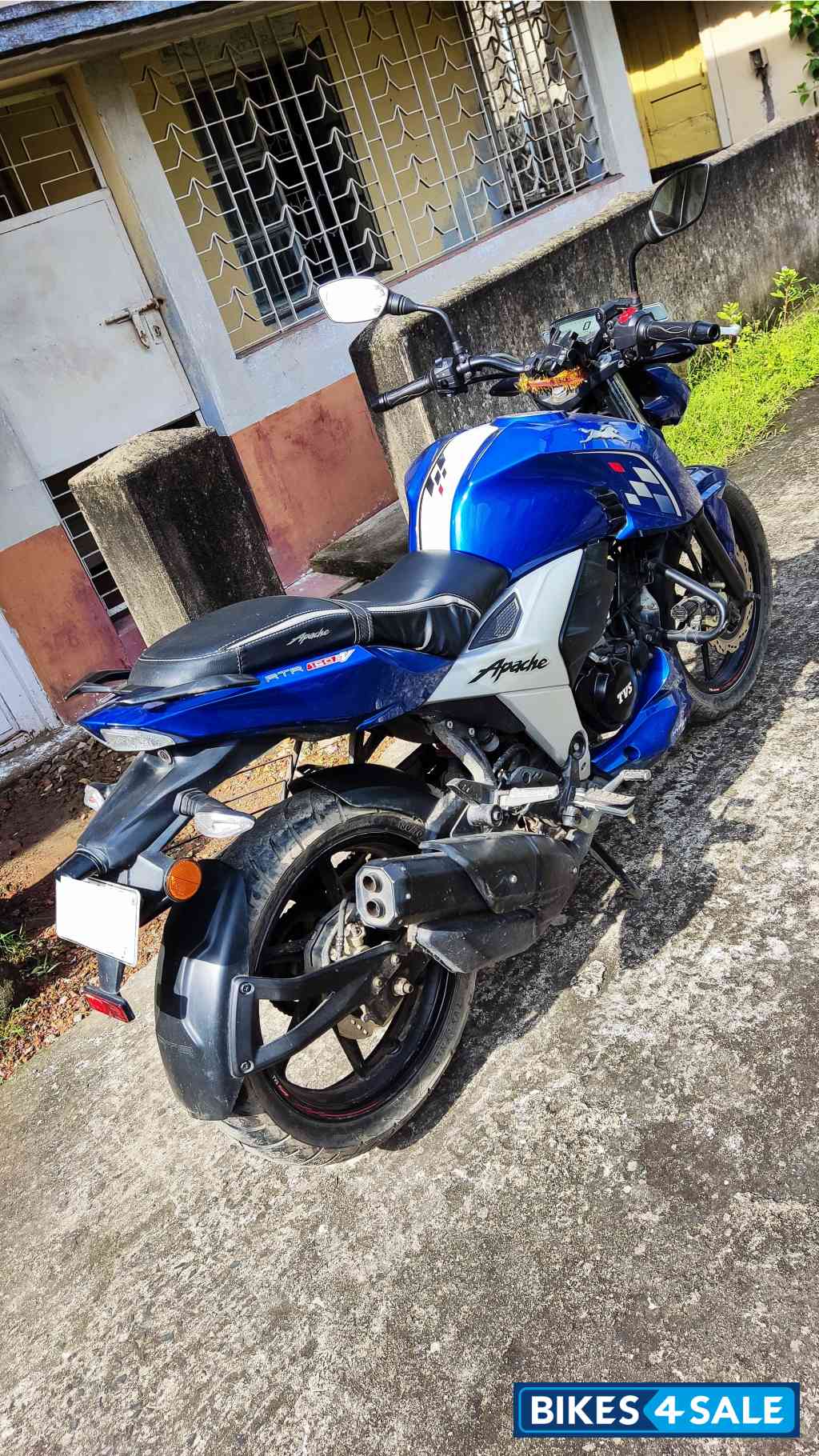 Blue TVS Apache RTR 160 4V BS6 Blue TVS Apache RTR 160 4V BS6