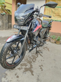 Black TVS Apache RTR 160 2020