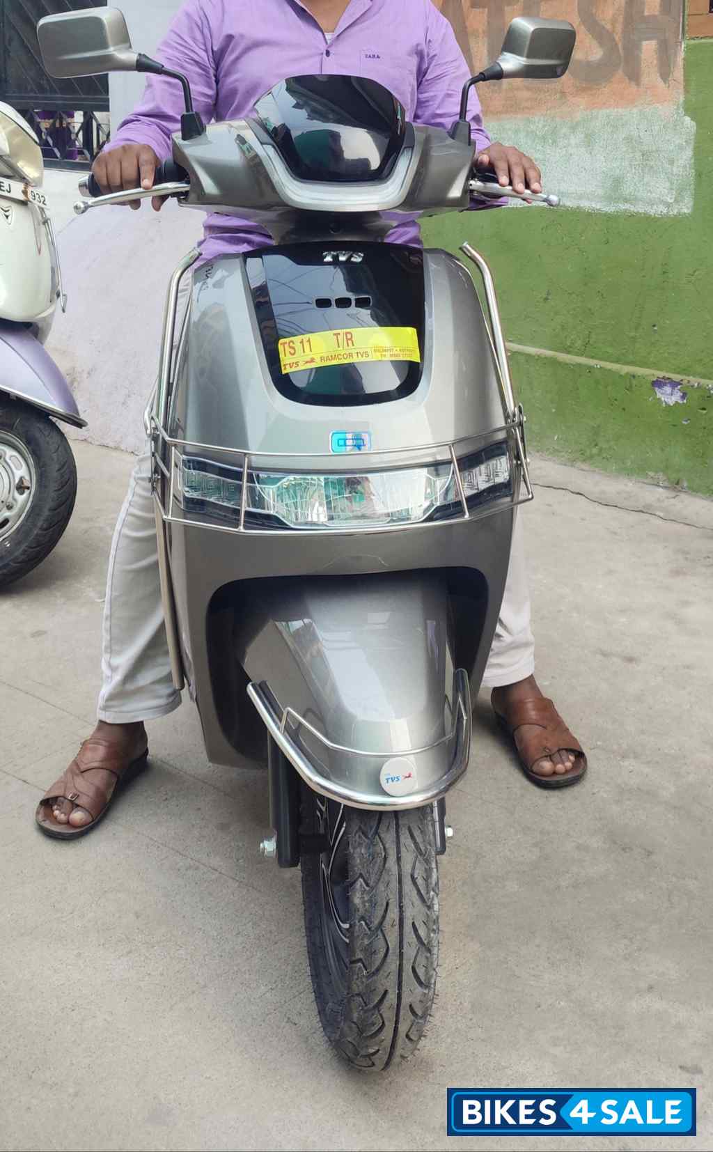 Grey TVS iQube Electric