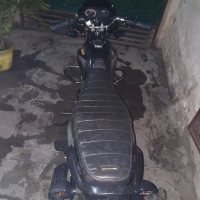 Black Bajaj Platina 110 ABS