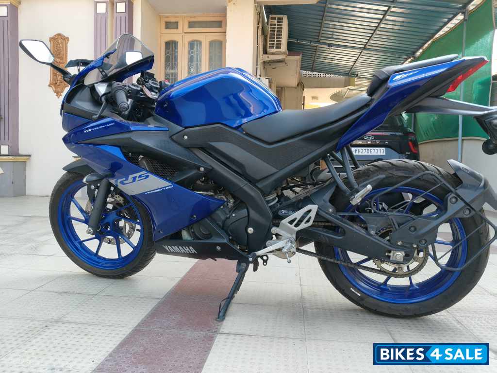 Blue Yamaha YZF R15 V3 BS6