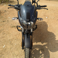 Blue Bajaj Pulsar 125 Carbon Fibre Disc Single Seat