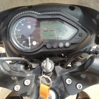Blue Bajaj Pulsar 125 Carbon Fibre Disc Single Seat