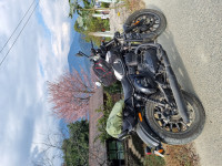 Lunar White Yezdi Roadster Dual Tone