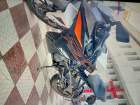 White Black Red KTM RC 125