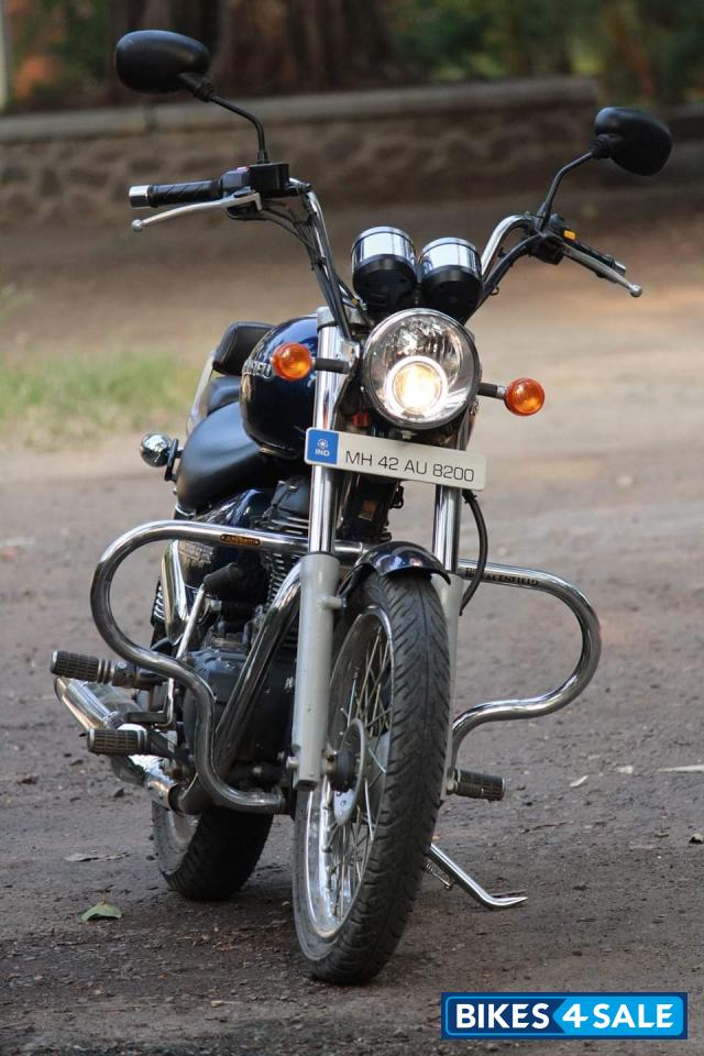 Marine Blue Royal Enfield Thunderbird