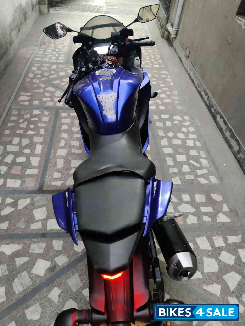 Blue Yamaha YZF R15 V3 BS6