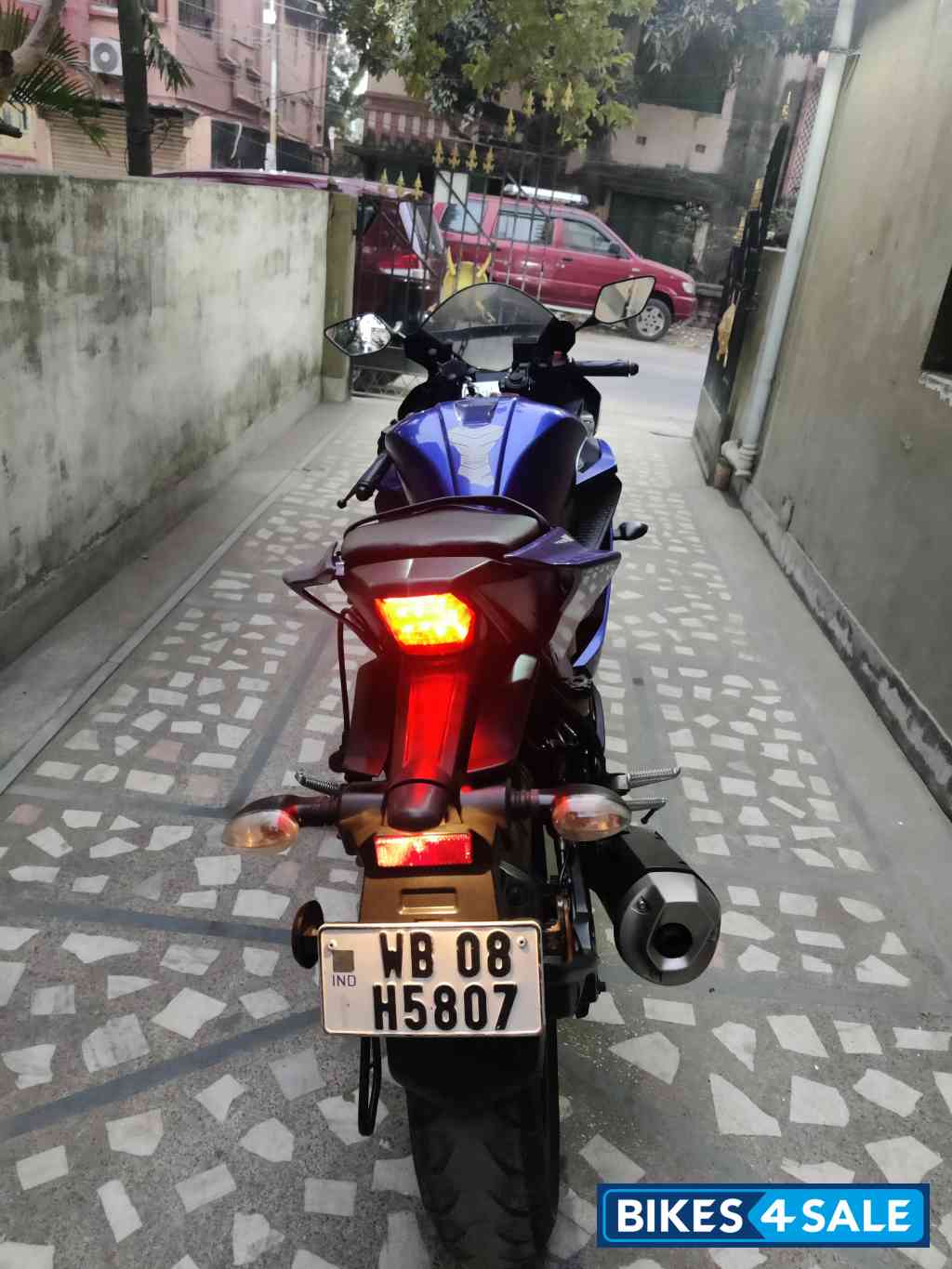 Blue Yamaha YZF R15 V3 BS6