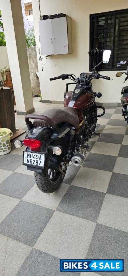 Maroon Bajaj Avenger Street 150