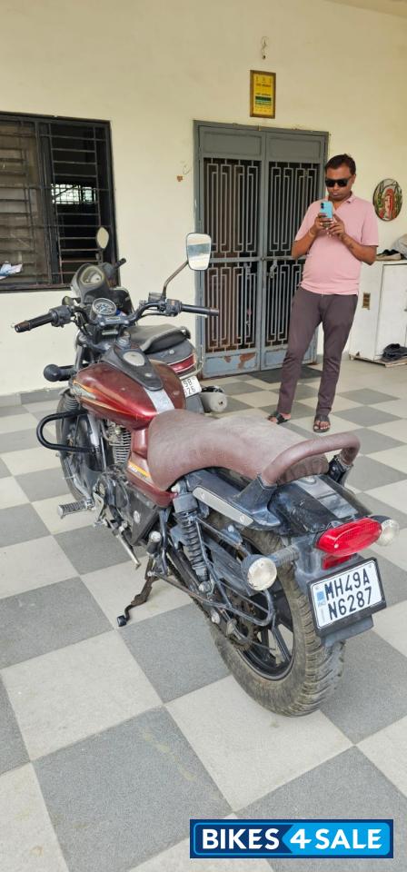 Maroon Bajaj Avenger Street 150