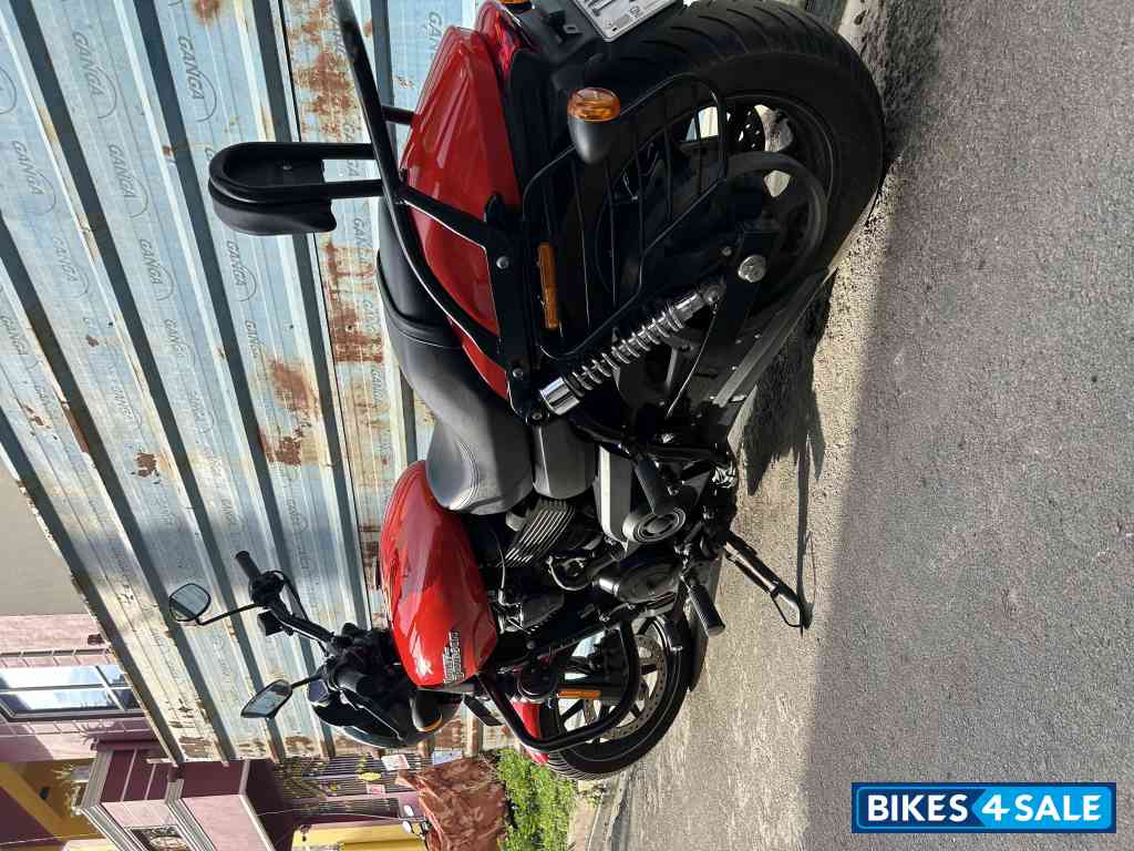 Harley Orange Harley Davidson Street 750