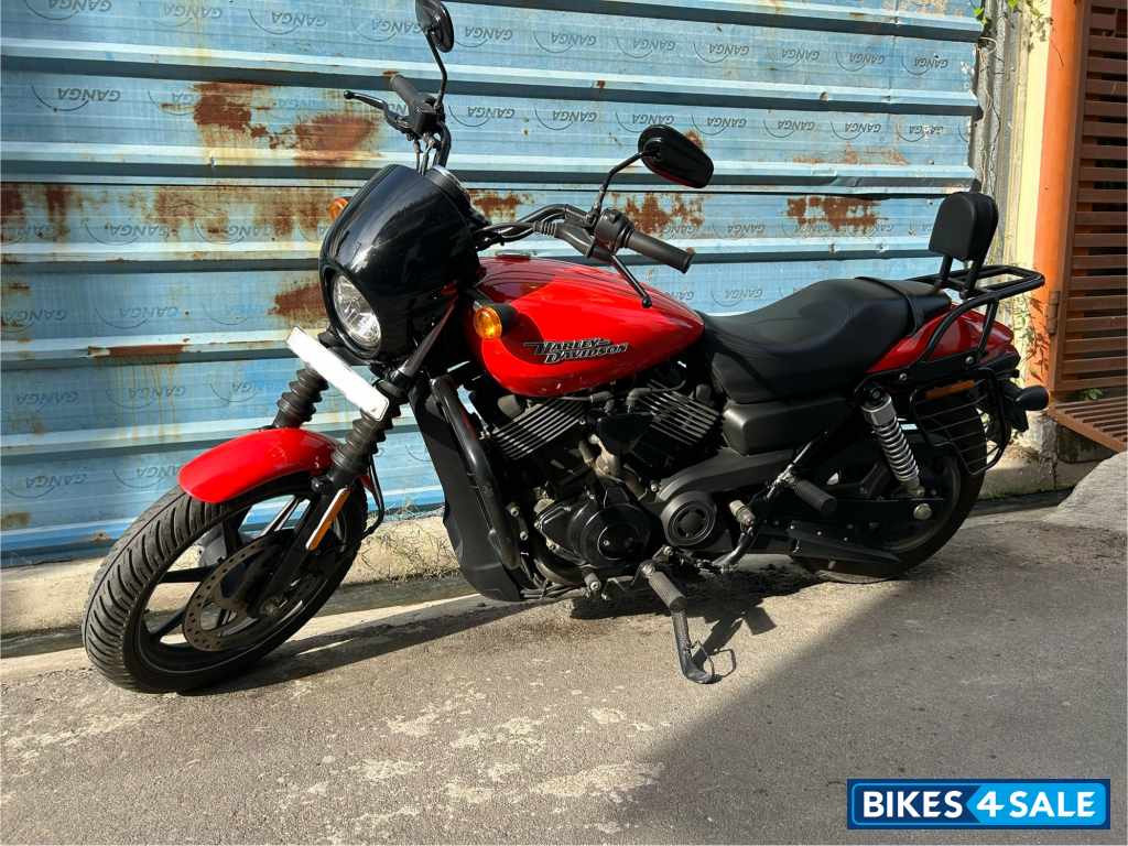 Harley Orange Harley Davidson Street 750