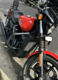 Harley Orange Harley Davidson Street 750
