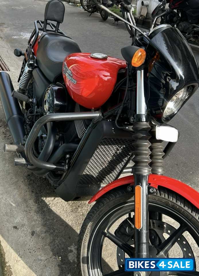 Harley Orange Harley Davidson Street 750