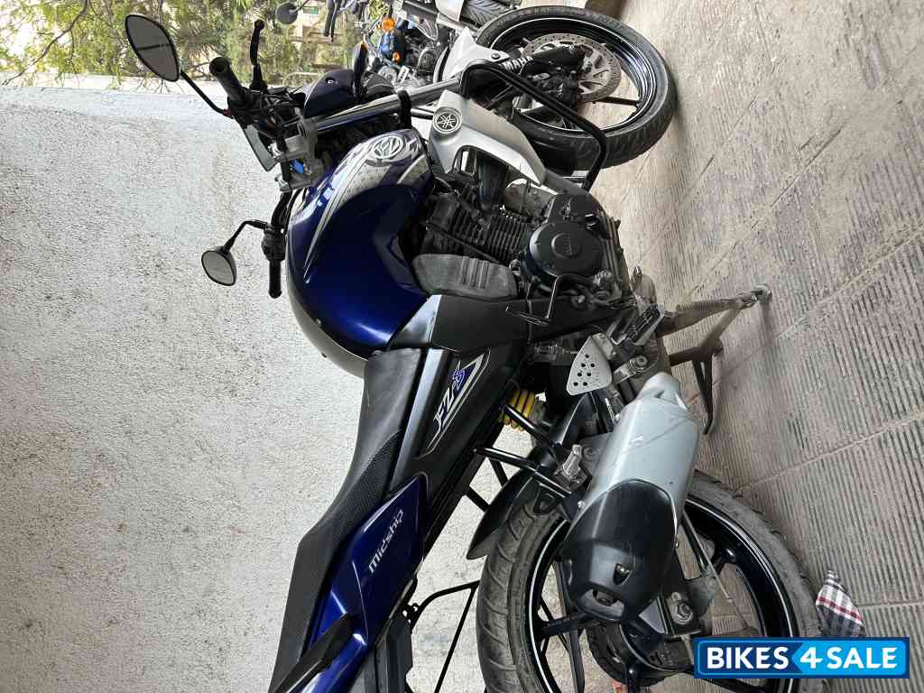 Blue Yamaha FZ-S