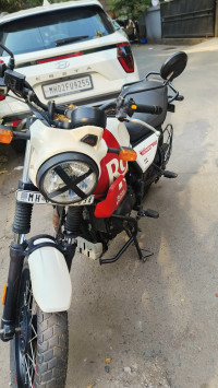 White Royal Enfield Scram 411