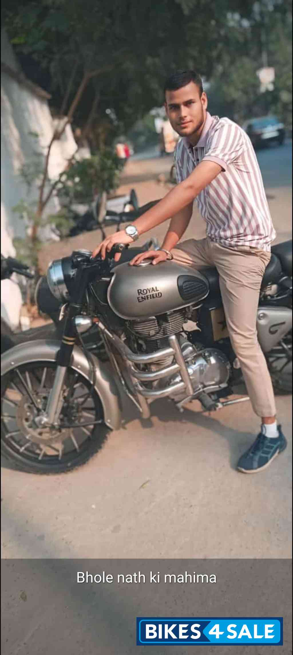 Gun Matel Gray Royal Enfield Classic Gunmetal Grey