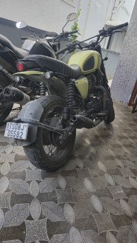 Olive Green Yezdi Scrambler Single Tone